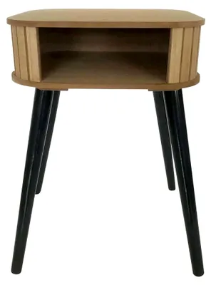 Produktbild von Nachttisch Beistelltisch aus Holz modernes Design 34x30x50cm