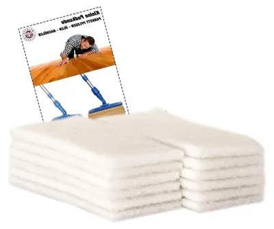 Produktbild von Auftrags und Polierpad WEIß - 12 Stück für den Handpadhalter und Stielpadhalter Professional