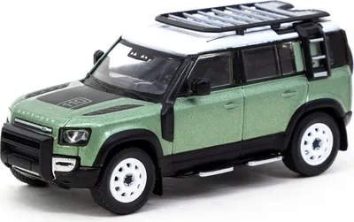 Produktbild von Tarmac T64G-020-GR Land Rover Defender 110 grün metallic Maßstab 1:64 Modellauto