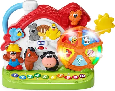 Productafbeelding van Sprekende boerderij - Tweetalig - Duits - Engels - Actief speelgoed - Kinderspeelgoed met dieren - Licht en geluiden - 3 speelmogelijkheden
