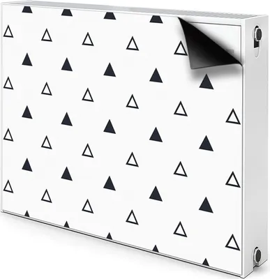 Produktbild von Magnet Radiator Magnet Mat Heizkörper Heizung Verkleidung Abdeckung 100x60 cm - Dreiecke