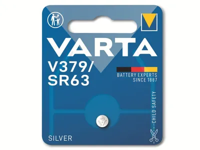 Produktbild von Varta Batterie Uhrenzelle V379 1.55V  15.0mAh Retail    1St.