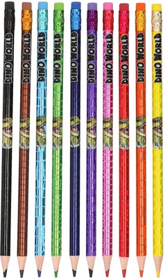 Image de Crayons de couleur effaçables Dino World