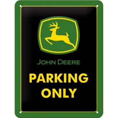 Image de Nostalgic-Art - Plaque en métal 15x20 cm - John Deere - John Deere Parking Only