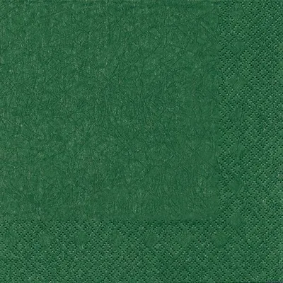 Produktbild von 20 Servietten Dunkelgrün 40 x 40 cm 3 lagig, Dinner Servietten, Servietten Modern Colours Tissue für den gedeckten Tisch Anlass, Fest, Party, Hochzeit, Taufe, Kommunion, Weihnachten, Ostern