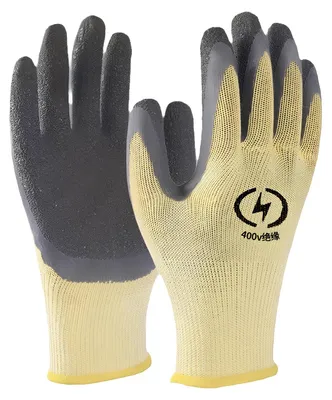 Produktbild von Elektrikerhandschuhe, 1 Paar Isolierhandschuhe, 400 V spannungsfest, Sicherheitshandschuhe, Schutzhandschuhe, Schweißerhandschuhe, Gummihandschuhe für Elektrikerarbeiten an Geräten