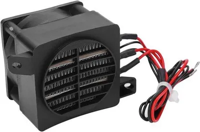Image de Radiateur électrique en céramique avec ventilateur - 300 W, thermostat et chauffage rapide