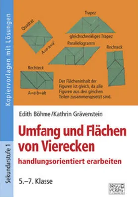 Zdjęcie produktu dla Umfang und Flächen von Vierecken handlungsorientiert erarbeiten. 5.-7. Klasse