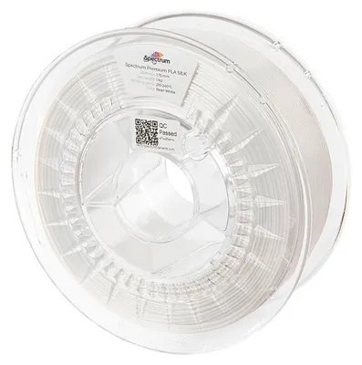 Produktbild von Spectrum 3D Filament, PLA Silk, 1,75mm, 1000g, 80448, perlweiß