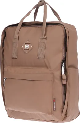 Produktbild von Christian Wippermann hochwertiger großer Herren Damen Rucksack City Bag Cityrucksack Tasche Blau Taupe