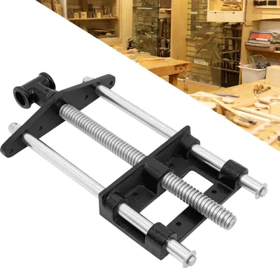 Obrázok produktu pre Svorka - pre vŕtačku/vŕtací stojan - 23 cm vodiaca tyč - opracovanie dreva a kovu, rezbárstvo - zliatina hliníka - strieborná