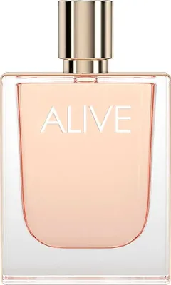 A bottle of Hugo Boss Alive Eau de Parfum for women.