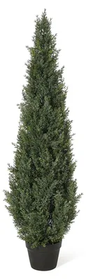 Zdjęcie produktu dla Sztuczny Cyprys / Żywotnik (Tuja) 90 cm – Realistyczna Roślina Doniczkowa do Domu, Biura i na Taras, Bez Pielęgnacji