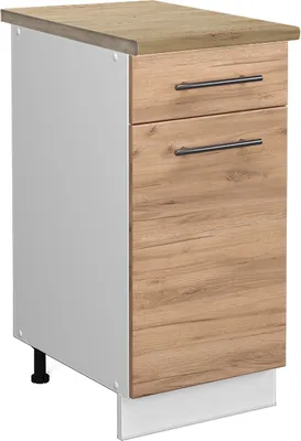 Produktbild von Küchenunterschrank Vicco Fame-Line Goldkraft Eiche 40 cm , AP Eiche, Model 46487