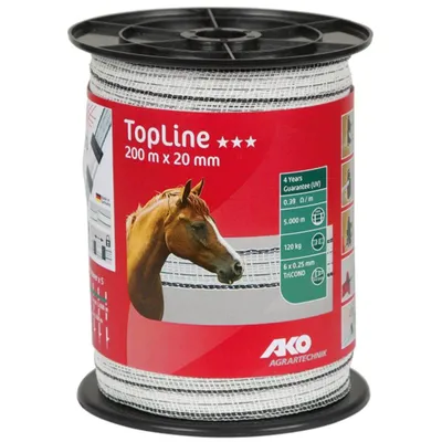 Obrázok produktu pre KERBL Top Line plotová páska biela/čierna
