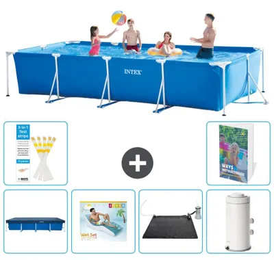 Produktbild von Rechteckiger Frame Pool - 450x220x84 cm - 7-teilig  S70