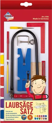 Produktbild von Pebaro Laubsäge-Set, 17-Teilig, mit Malkasten