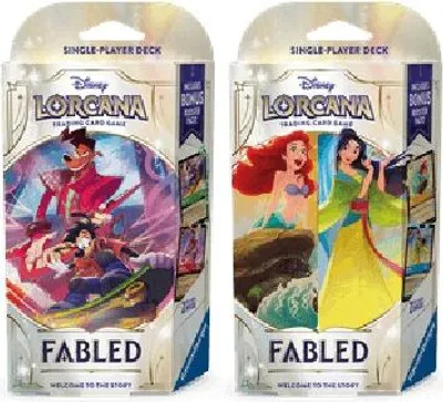 Immagine prodotto di Lorcana Fabled: 2 Starter Deck Set