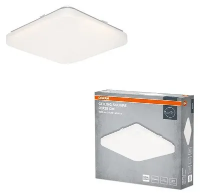 Image de Plafonnier LED carré IP20 28 x 28 cm, 18 W, 4000 K, LEDVANCE