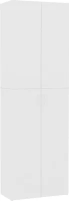 Produktbild von TV-Schrank Weiß 60x32x190 cm Holzwerkstoff