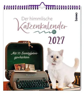 Produktbild von Der himmlische Katzenkalender 2027