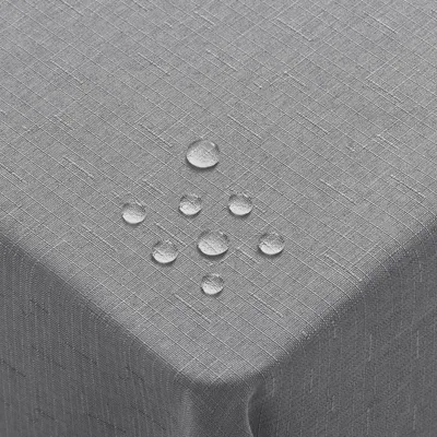 Produktbild von Rechteckige Tischdecke mit Leinenoptik 140 x 300 cm, Wasserabweisend und Waschbar
