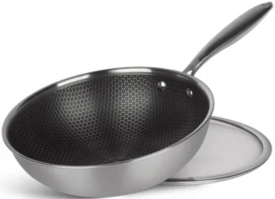 Produktbild von Edenberg Wokpfanne Edelstahl Antihaft Robust 28cm