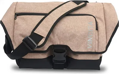 Productafbeelding van Voortas vouwfiets 25 liter - Bruin - Met frame en regenhoes - Geschikt voor Brompton