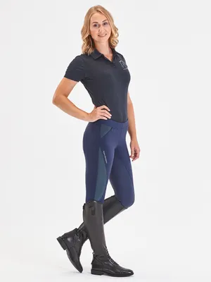 Produktbild von Busse Damen Reitleggins Reit-Tights SHAPE denim FS20, Busse_17_Groessen:38