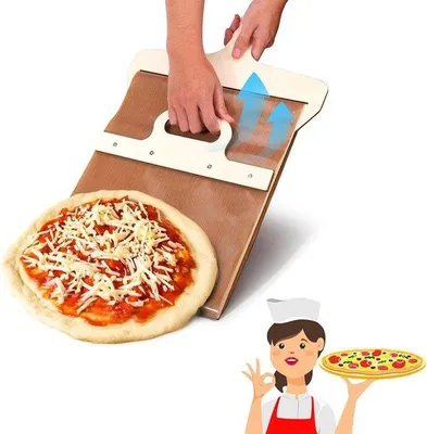 Zdjęcie produktu dla Łopatka do pizzy, rozkładana, 40 x 30 cm, powłoka nieprzywierająca