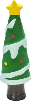 Immagine prodotto di Beeztees cane giocattolo albero di Natale Piek in lattice verde