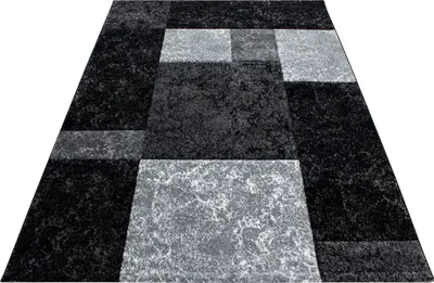 Produktbild von Ayyildiz | Moderner Teppich - Geometrisch - Abstrakt Design - Kurzflor Wohnzimmer - grau - 370 cm x 280 cm