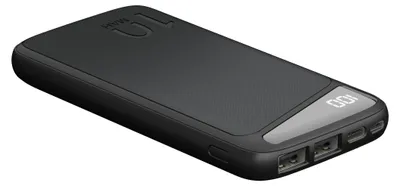 Produktbild von Goobay 53935, 10000 mAh, Lithium Polymer (LiPo), 3,7 V, Schwarz