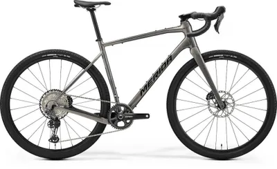 Immagine prodotto di Merida Silex 700 Gravelbike S Warm Slate Grey-Black, telaio in alluminio Silex Li...