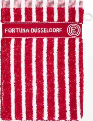 Produktbild von Fortuna Düsseldorf Waschhandschuh „Streifen"