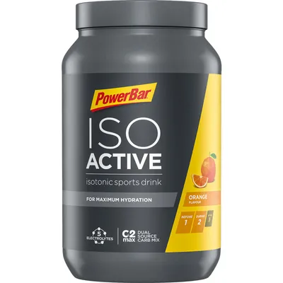Produktbild von POWERBAR Isoactive Orange 600g - Isotonisches Sportgetränk 5 Elektrolyte Pulver