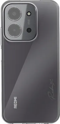 Produktbild von Avizar, Hülle Xiaomi Redmi 15C stoßfest aus weichem Silikon verstärkt, Transparent