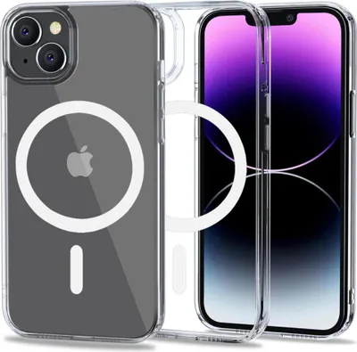 Produktbild von Tech-Protect Flexair Hybrid MagSafe Schutzhülle für iPhone 14 Plus, transparent