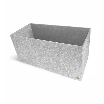 Produktbild von Aufbewahrungsbox CLEAN Filz 33 x 70 x 35 cm ohne Deckel in hellgrau meliert