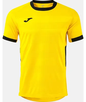 Productafbeelding van Joma Toletum VII Shirt Korte Mouw Heren - Geel / Zwart  | Maat: M