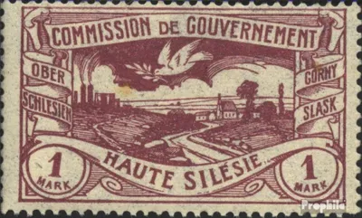 Produktbild von Briefmarken Oberschlesien 1920 Mi 26 postfrisch Schlesische Hüttenwerke