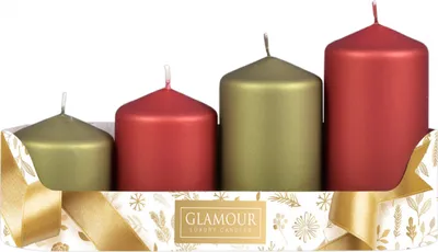 Immagine prodotto di Candele dell'Avvento Nohel Garden TIERED MIX tappetino in metallo d5x6/7,5/9/10,5cm