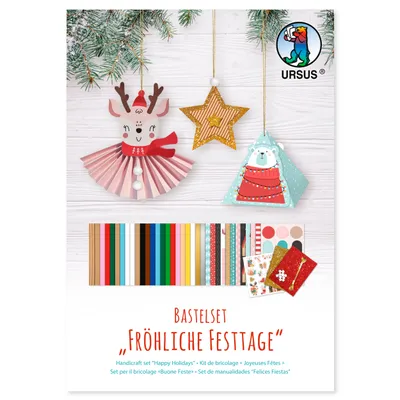 Produktbild von URSUS Bastelset Fröhliche Festtage