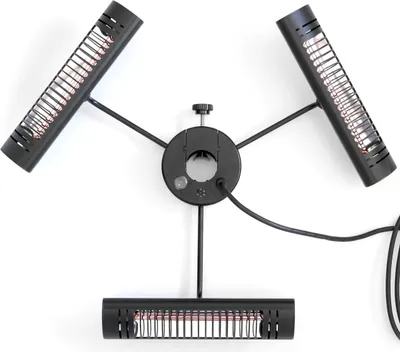 Produktbild von VASNER Umbrella X30 Schirm Heizstrahler 3000 Watt Fernbedienung IP65 Schwarz Durchmesser bis 80 mm