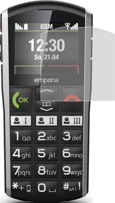 Produktbild von 2x Premium Panzerfolie für Emporia Simplicity  - kristallklar-Displayschutzfolie - Schutzfolie