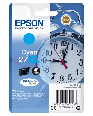 Image de Epson 27XL - 17,7 ml - XL - Cyan - Original - Blister avec alarme RF