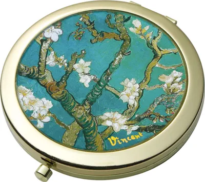 Produktbild von Goebel Vincent van Gogh - Mandelbaum blau Taschenspiegel