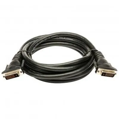 Obrázok produktu pre Video kábel DVI (24+1) M - DVI (24+1) M, Dual link, 2 m, chránený, čierny