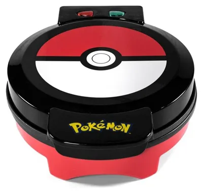 Produktbild von Uncanny Brands Pokémon Pokeball Waffeleisen Rot One Size / EU Plug 220V Rot One Size