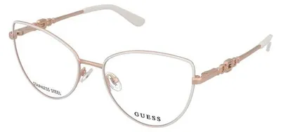 Produktbild von Guess GU2954 Shiny white 54/17/140 Damen Brillen